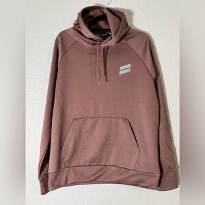 Hurley Exist Slash Logo Pullover men’s Hoodie performance sweatshirt Rose medium